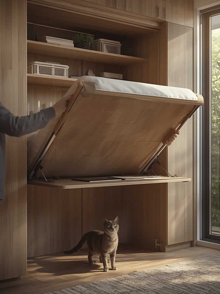 Murphy Bed Desk Combo: 3 Best Ways to Save Space (Guide) 3 Murphy bed desk combo - Illustration 2