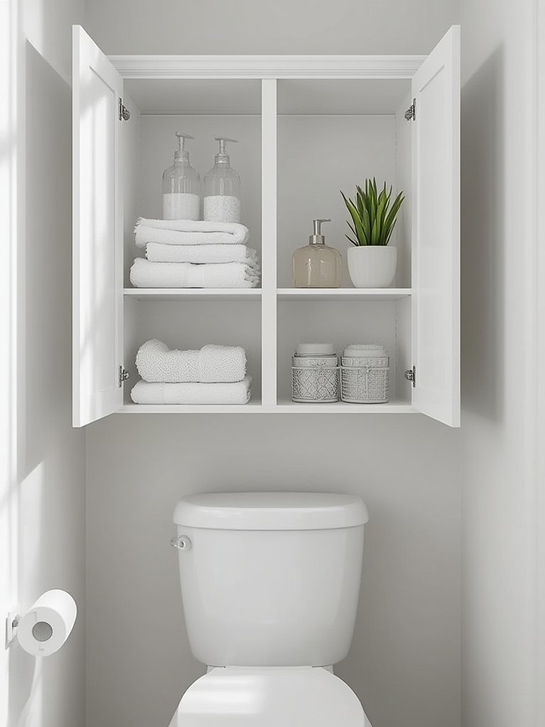 Toilet Storage: 5 Ultimate Secrets For An Amazing Bathroom Solution 2 toilet storage in action