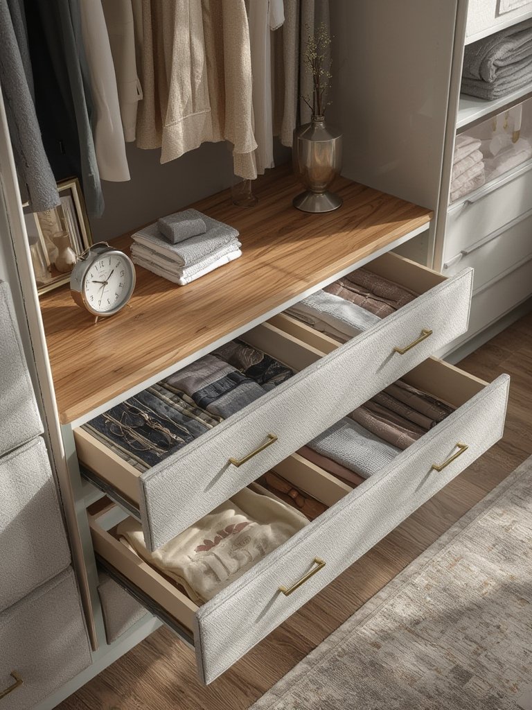 dresser organizer in action