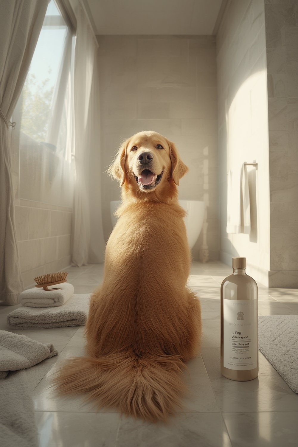 dog shampoo product view