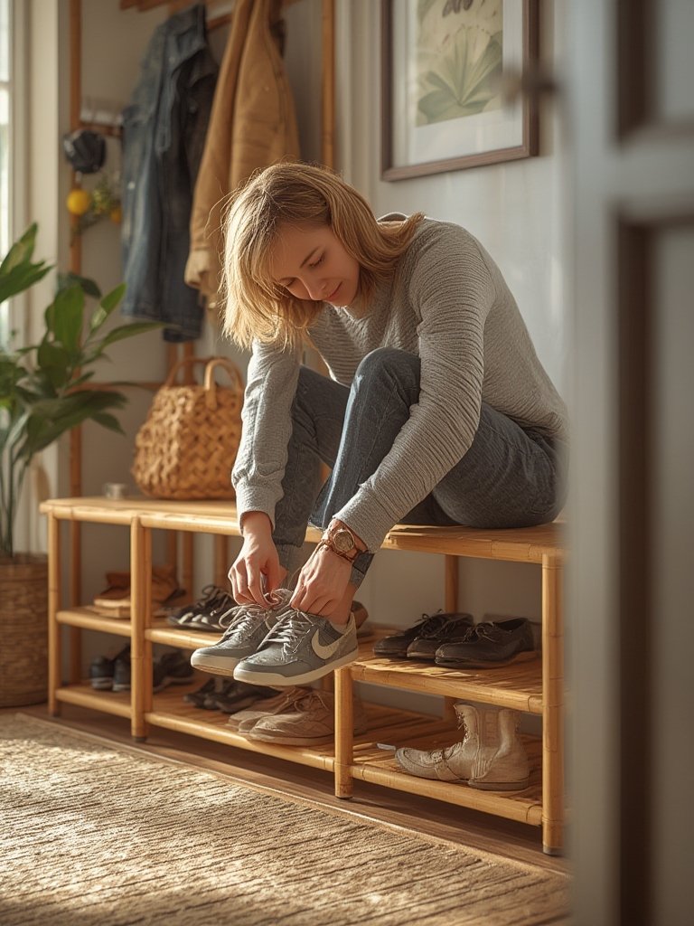 Shoe Bench: 7 Ultimate Steps For An Amazing Entryway Solution 2026 2 shoe bench in action