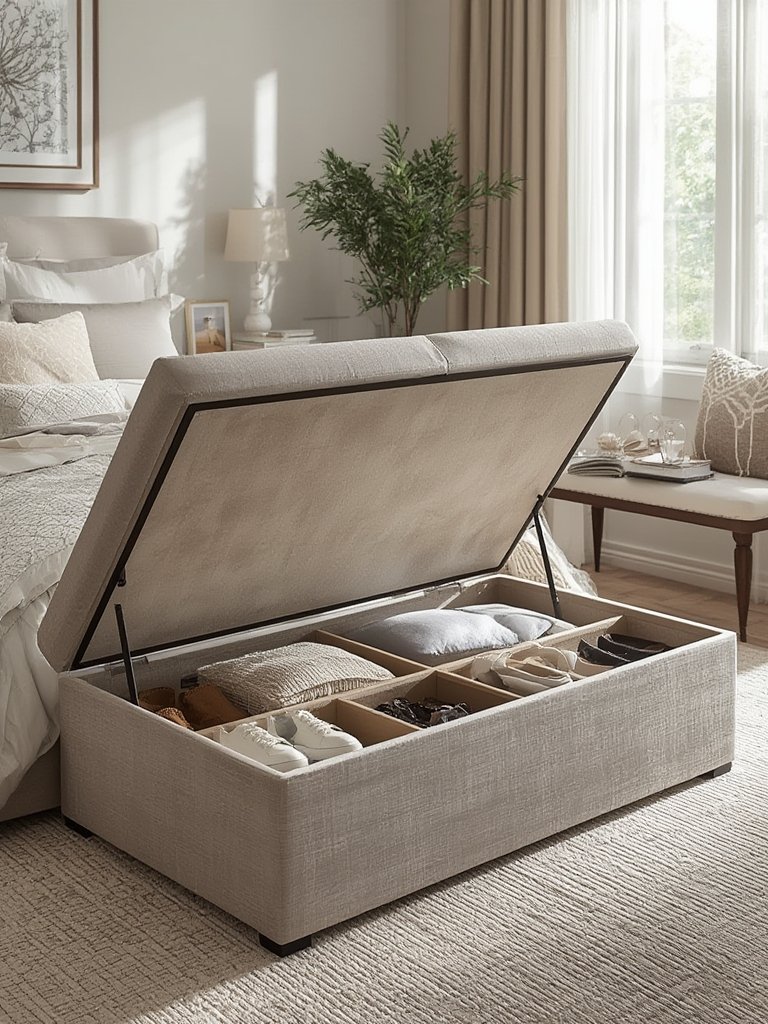 Storage Ottoman: 7 Ultimate Steps For Amazing Home Organization 2026 2 storage ottoman in action