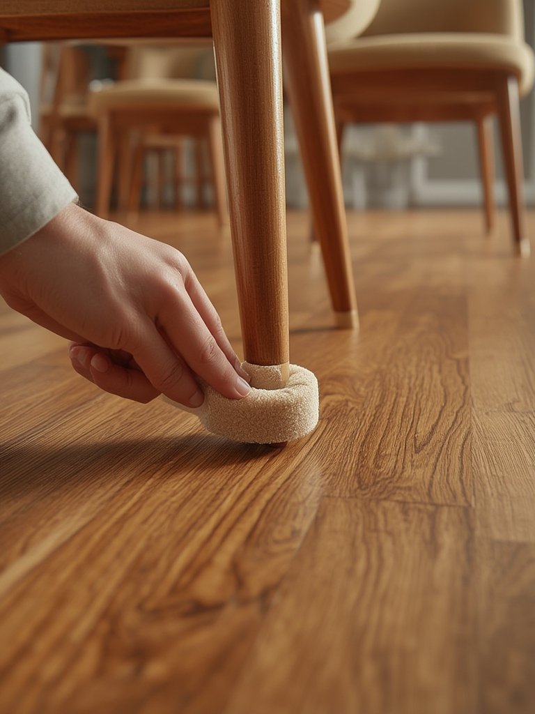 Felt Pads: 7 Ultimate Steps For Best Furniture Protection In 2026 2 felt pads in action