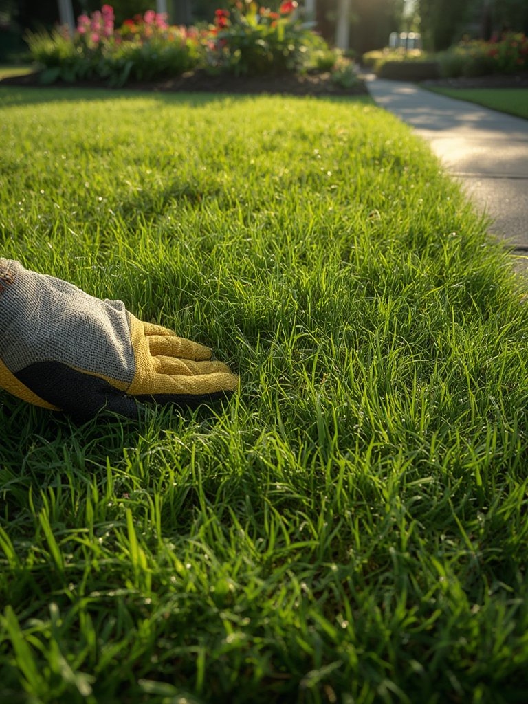 weed killer in action