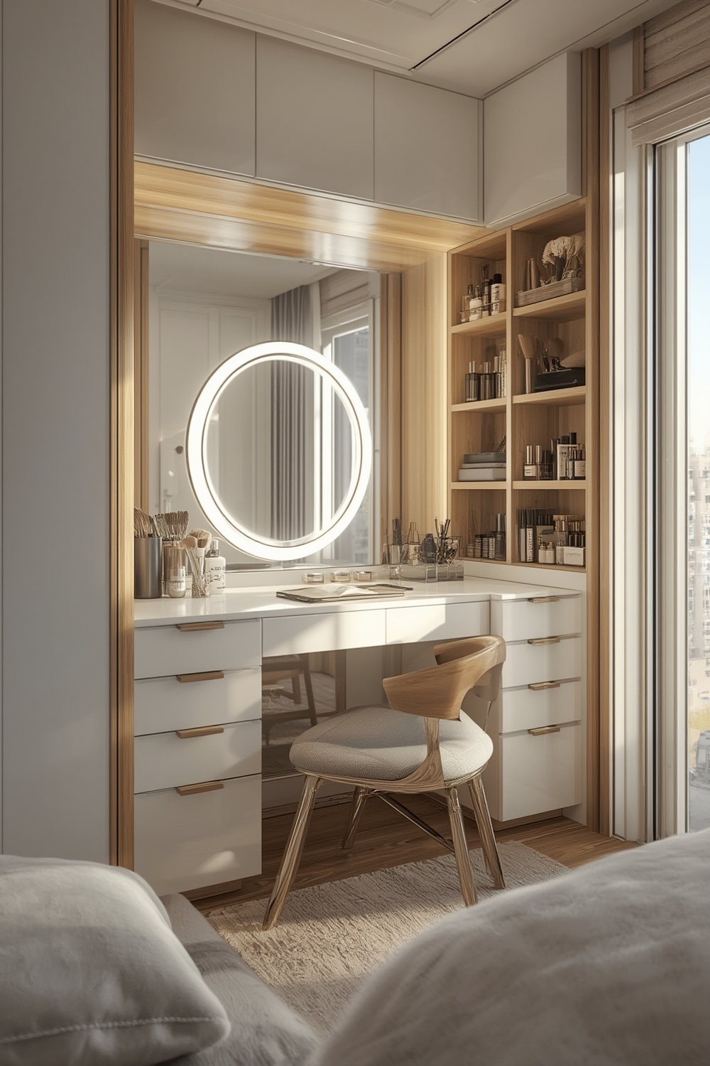 makeup vanity product view