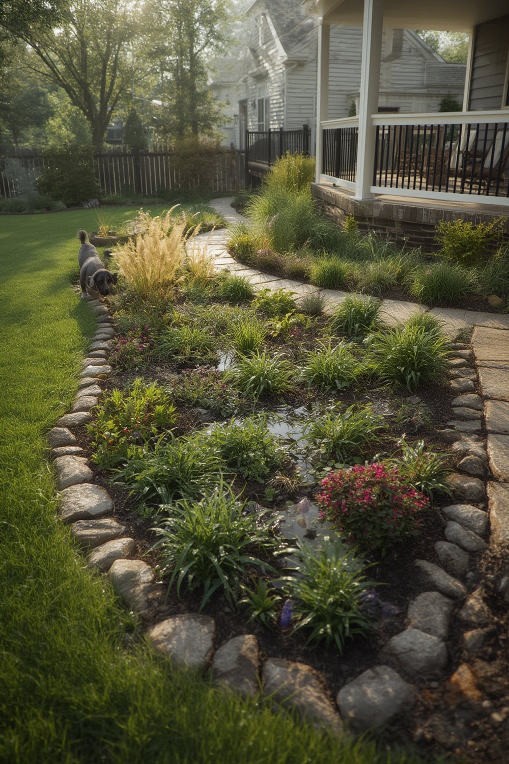 rain garden design plans - Illustration 1