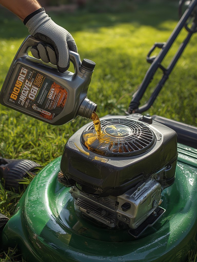 Engine Oil: 7 Ultimate Steps For Amazing Lawn Mower Care In 2026 2 engine oil in action