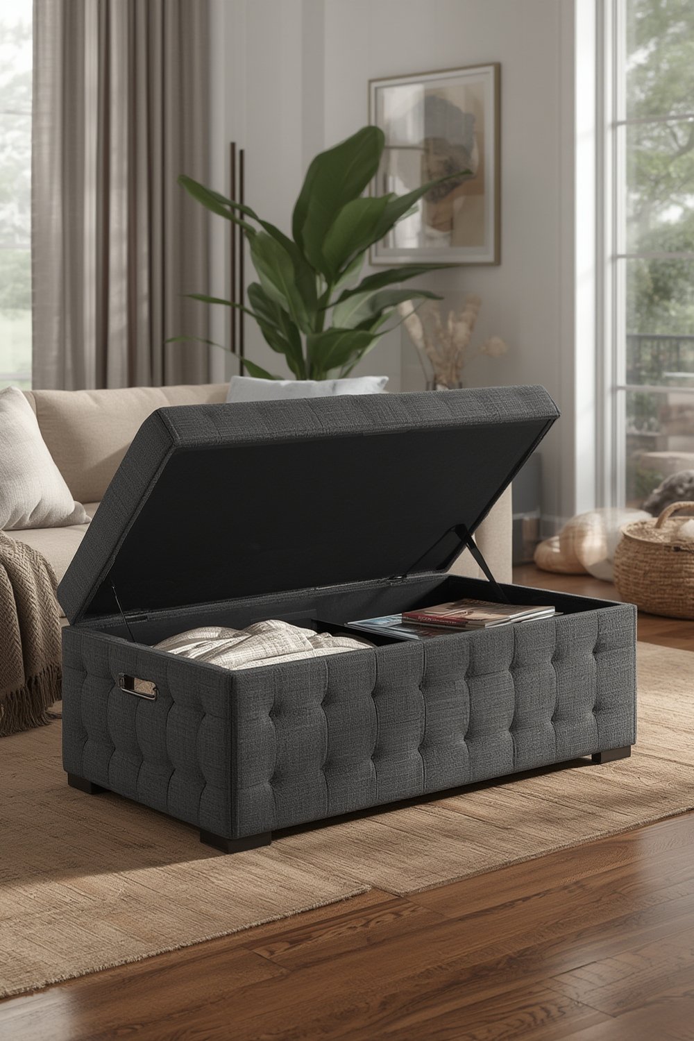 Storage Ottoman: 7 Ultimate Steps For Amazing Home Organization 2026 1 storage ottoman product view
