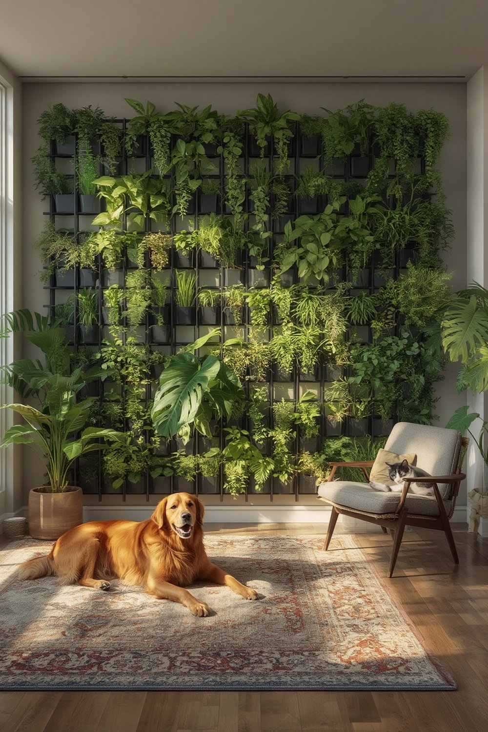 vertical garden wall system - Illustration 1