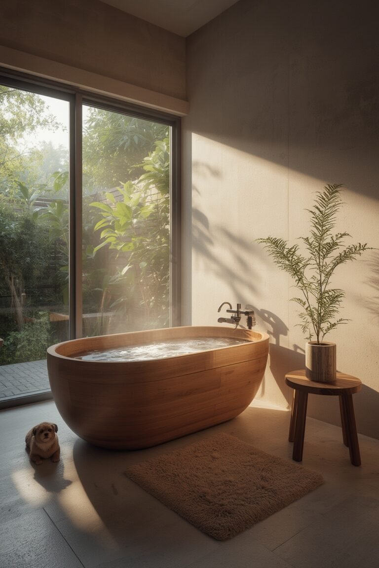 Japanese soaking tub small