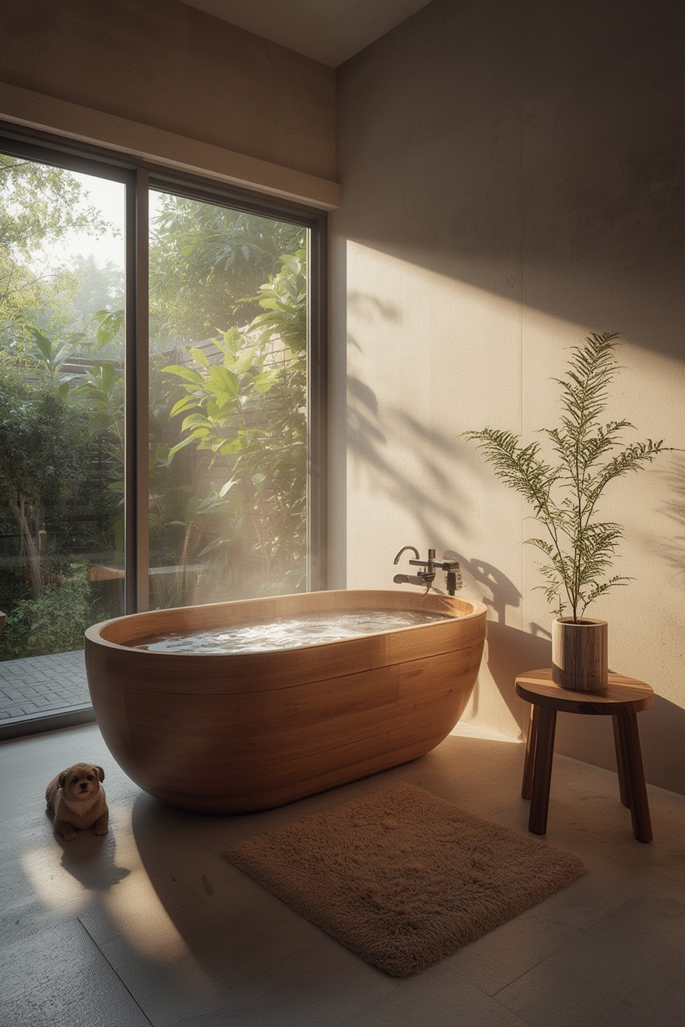 Japanese soaking tub small