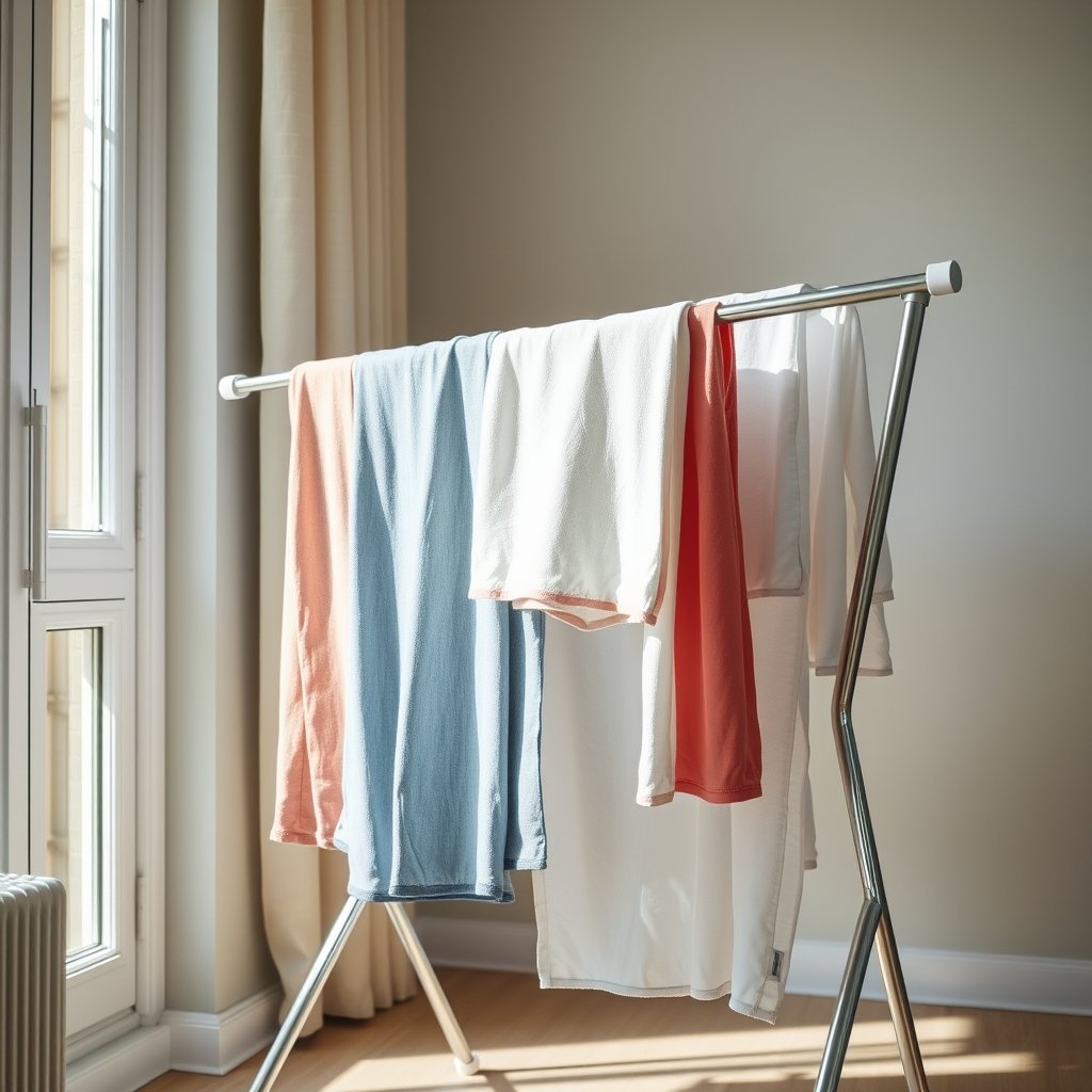 drying rack in action