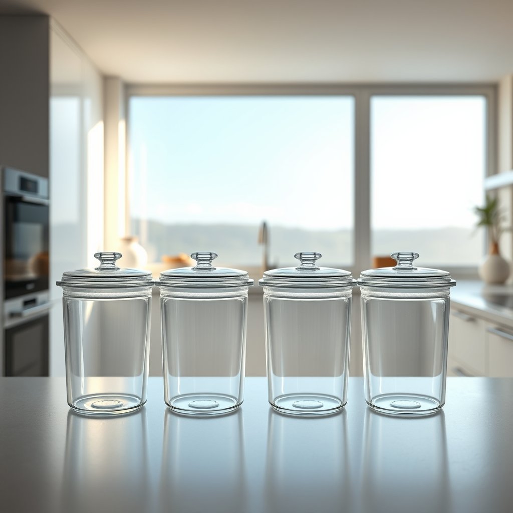 glass containers product view
