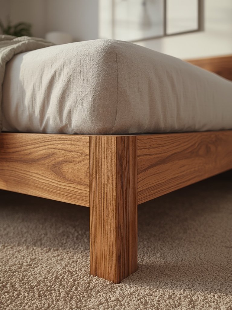 platform bed in action