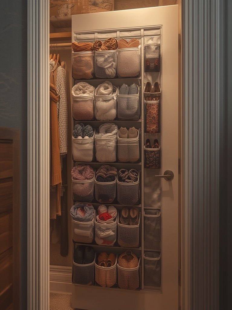 door organizer in action