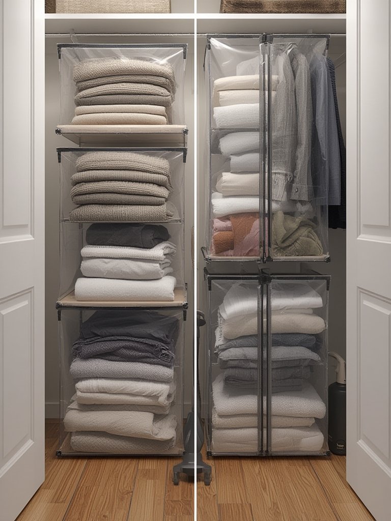 Vacuum bags in action