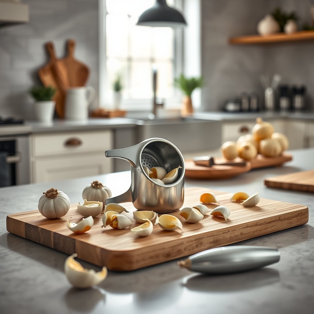 garlic press product view