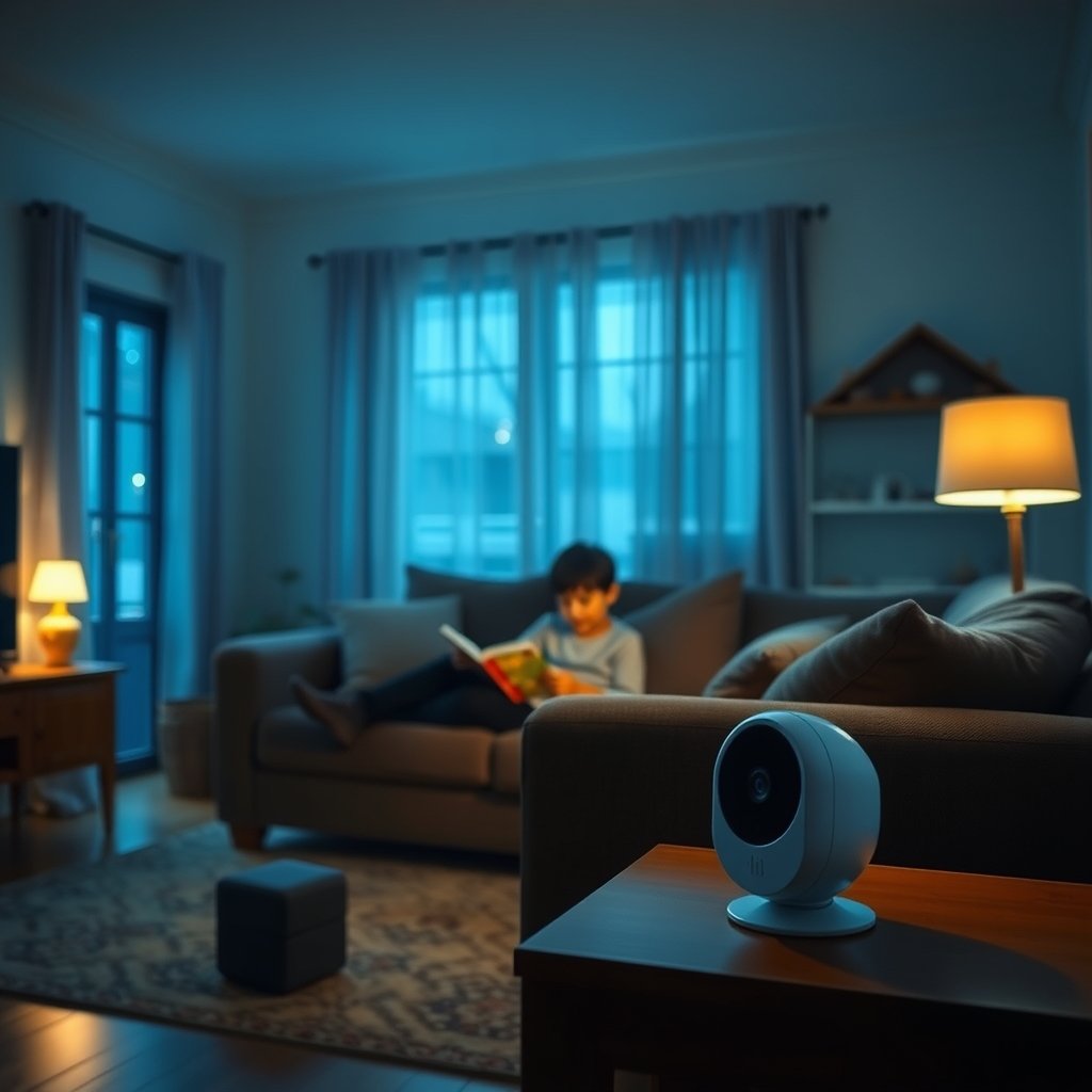 Indoor camera in action