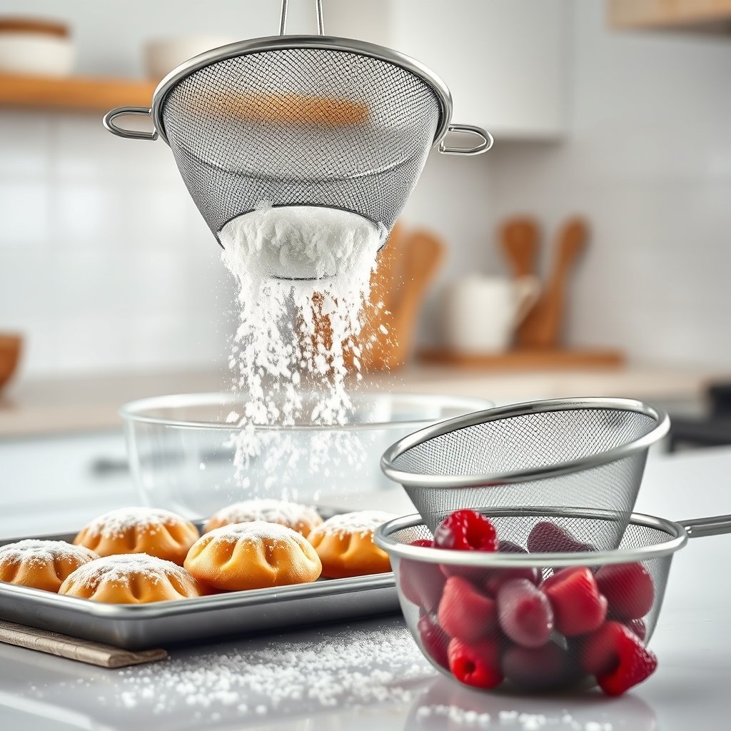 mesh strainers in action