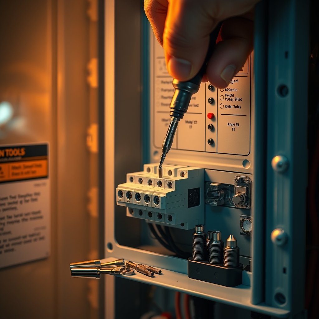 precision screwdriver in action