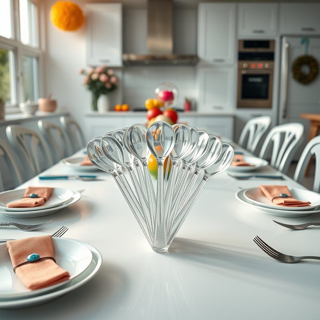 plastic spoons product view