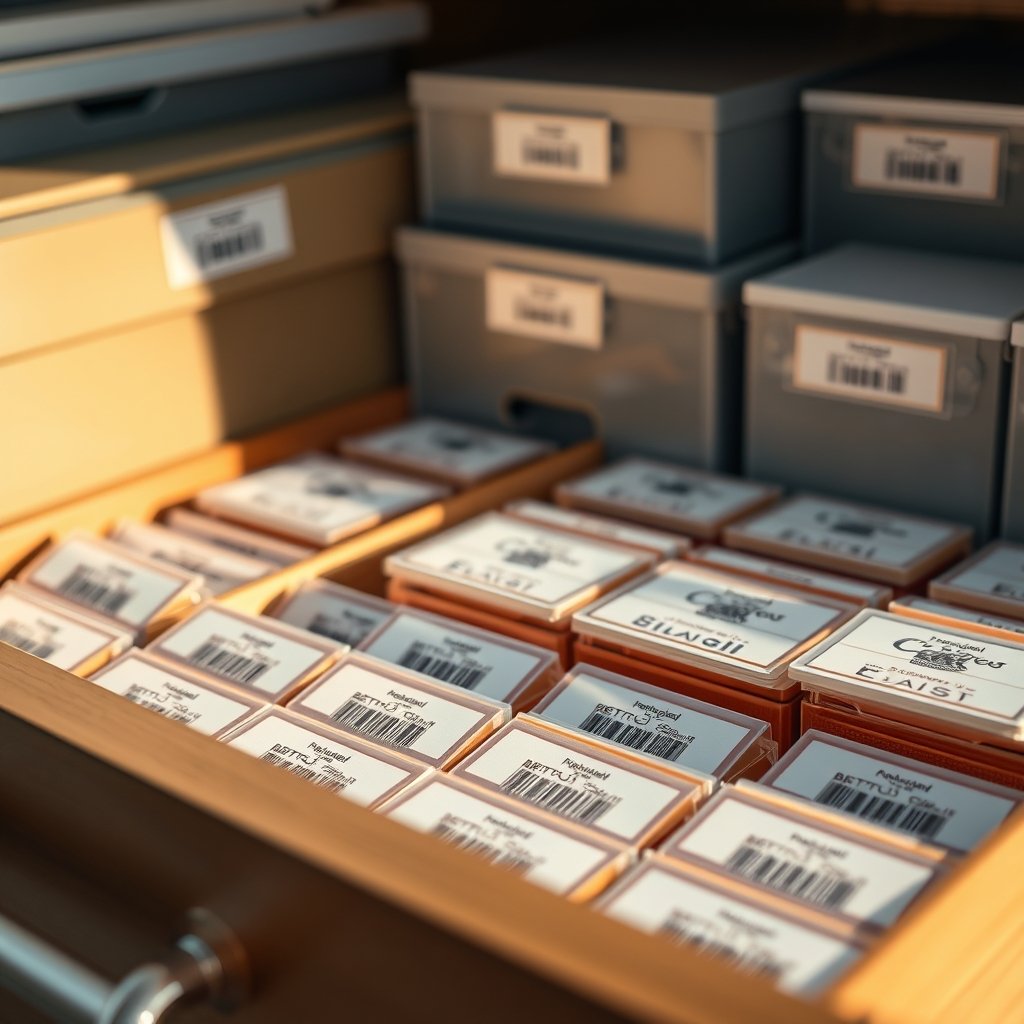 label maker in action