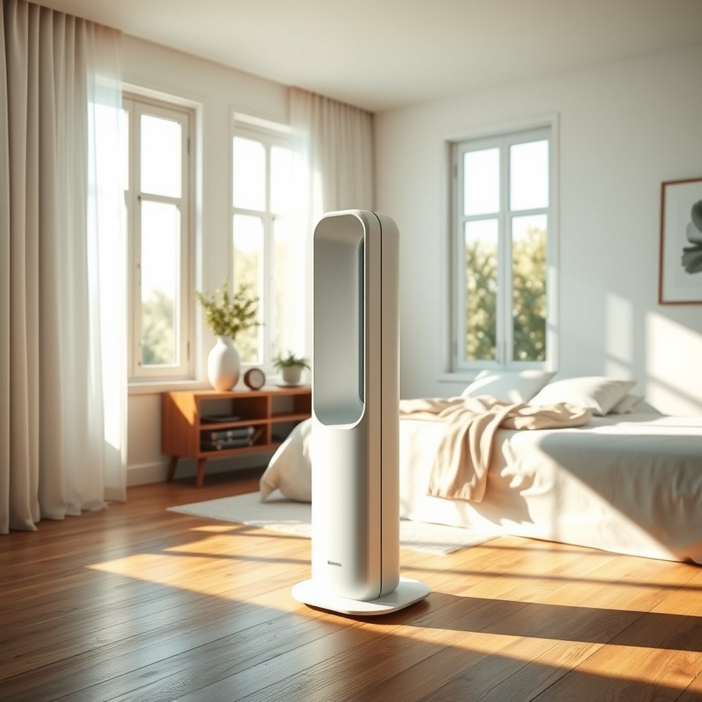 tower fan product view