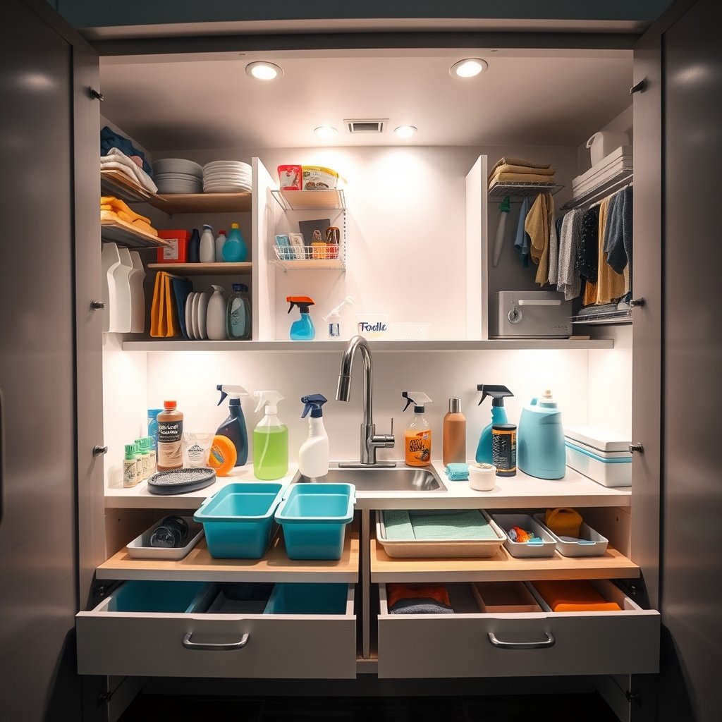 Under Sink Organizer: 7 Best Ways to Maximize Space (Proven Guide) 3 under sink organizer - Illustration 3