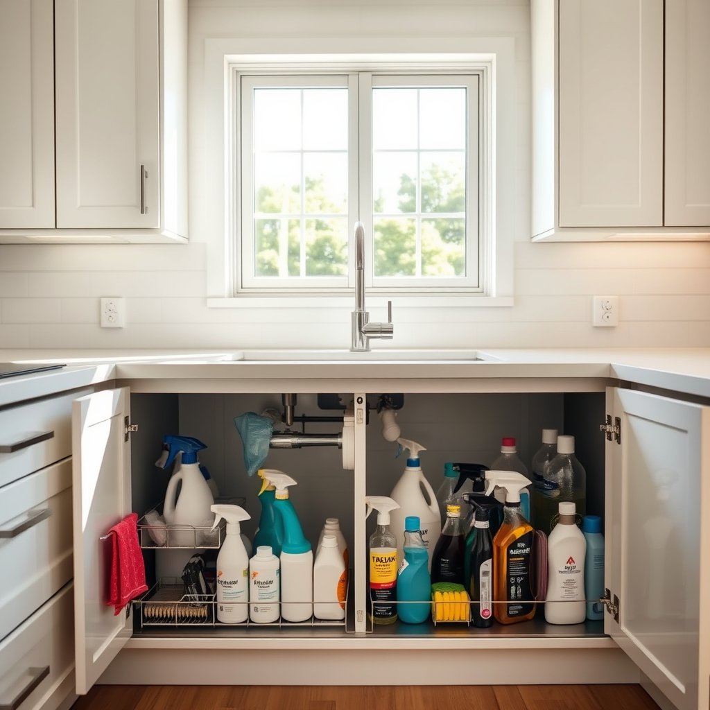 Under Sink Organizer: 7 Best Ways to Maximize Space (Proven Guide) 1 under sink organizer - Illustration 1