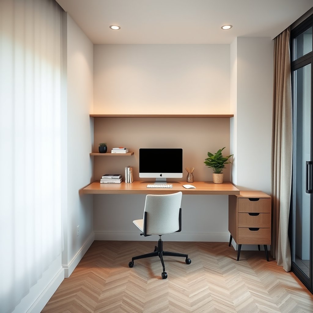 wall mounted desk - Illustration 3