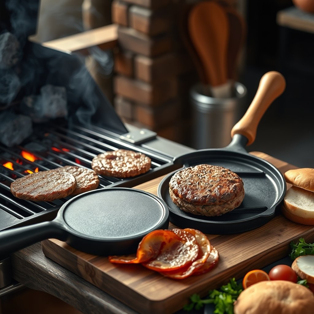 burger press product view