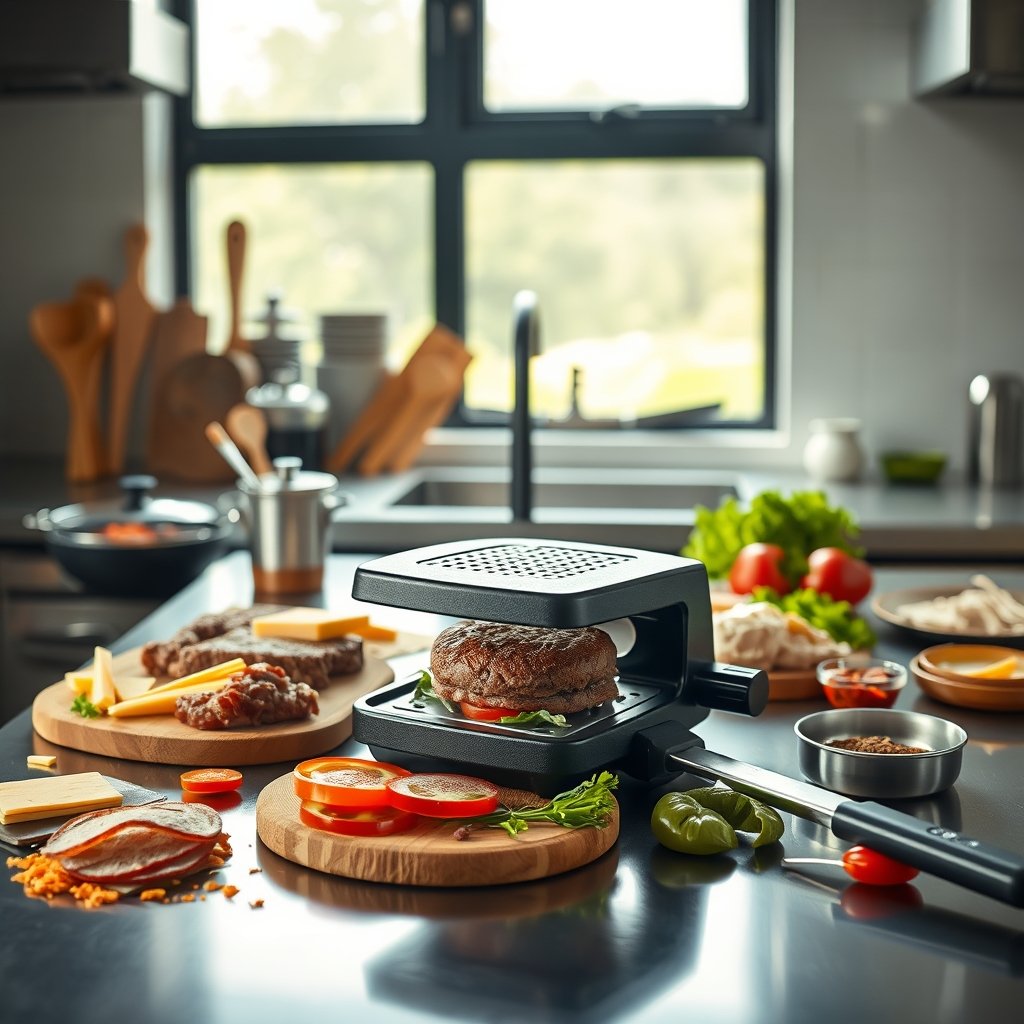 burger press product view