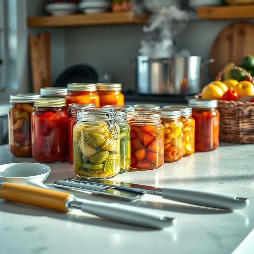 canning kit in action