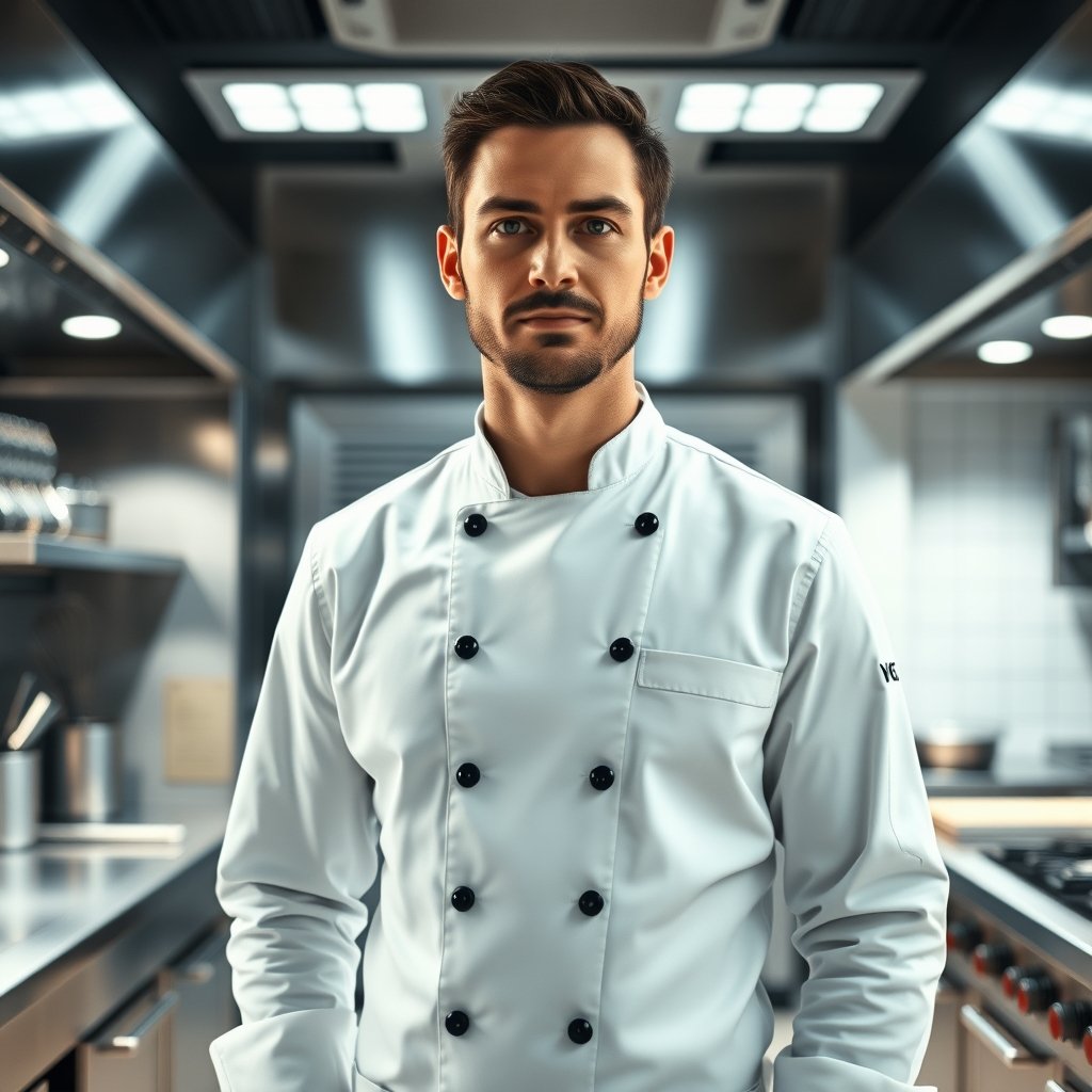 chef coat product view