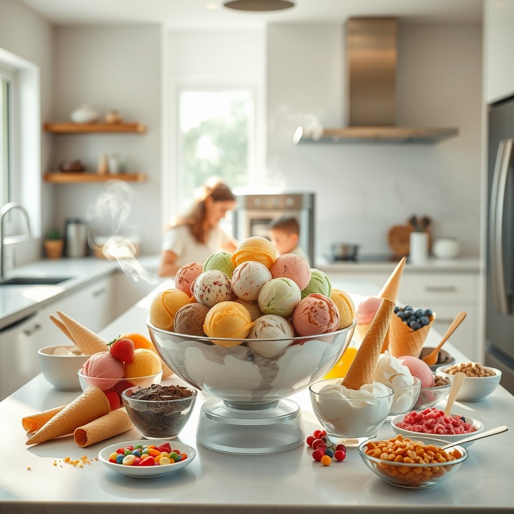 ice cream product view